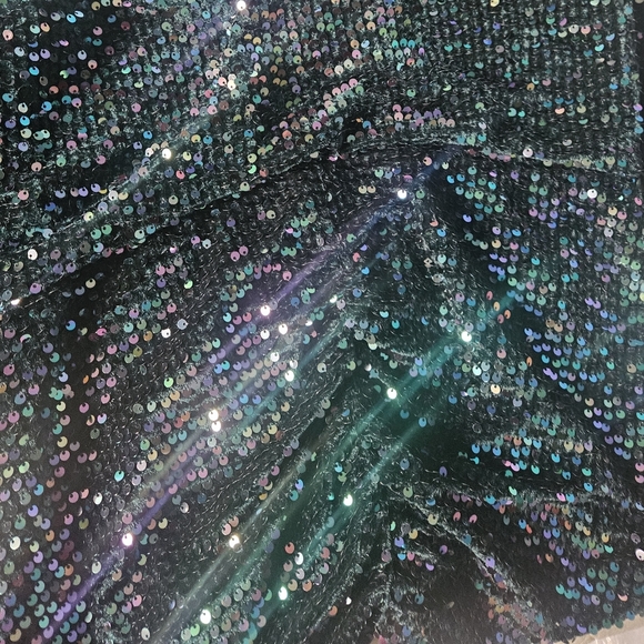 B YOUNG Salta Reflecting Pond Sparkle Blouse Small NWT - Picture 8 of 11